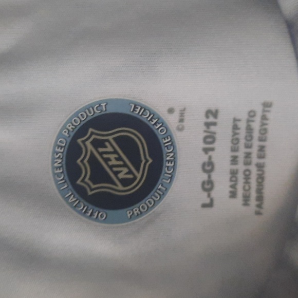 New NHL Penguins crop top tshirt size large 10/12 - Picture 4 of 6